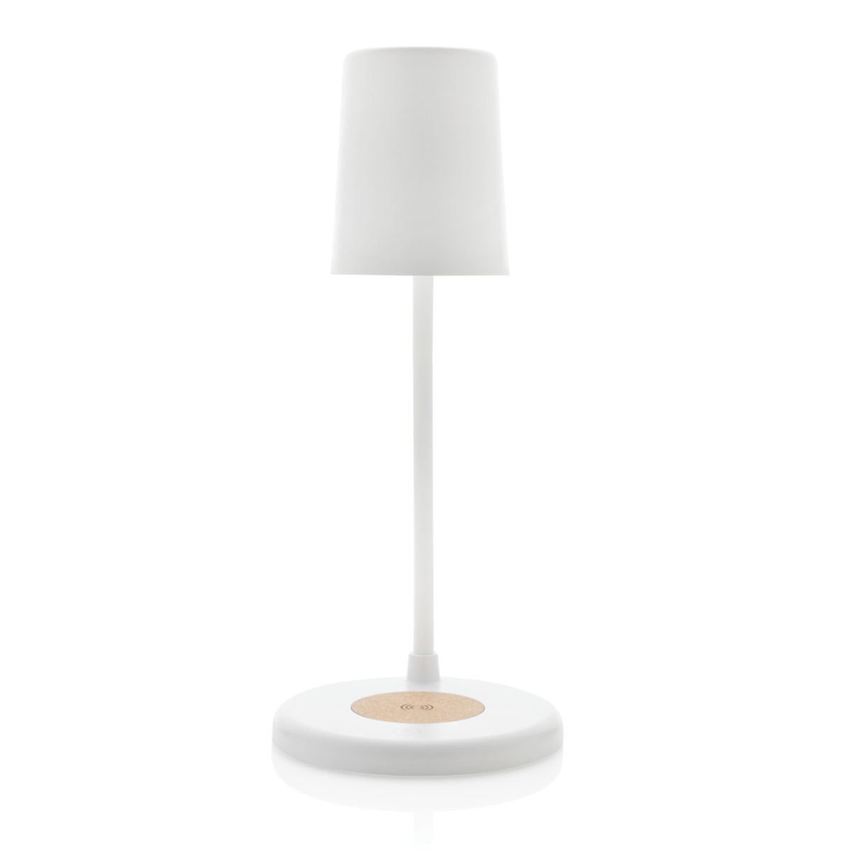 Zenara Rcs Recycled Plastic And Cork 15W Wireless Desk Lamp