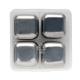 Re-Usable Stainless Steel Ice Cubes 4Pc
