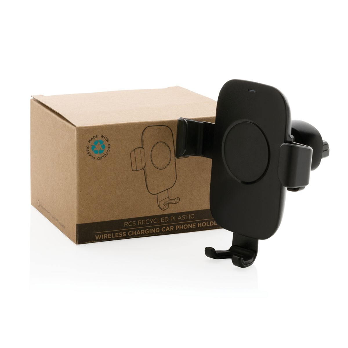 Rcs Recycled Plastic 10W Wireless Charging Car Holder