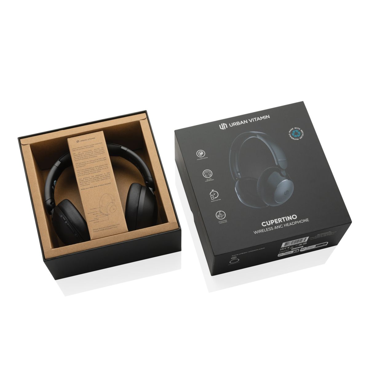 Urban Vitamin Cupertino Rcs Rplastic Anc Headphone