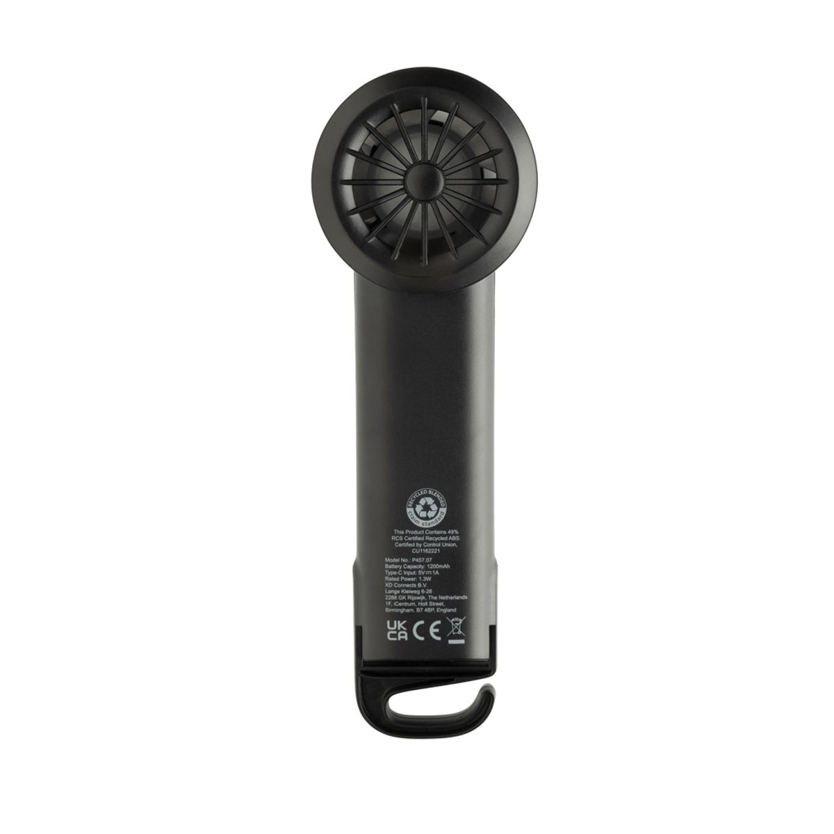 Twist Rcs Recycled Plastic Re-Chargeable Portable Fan