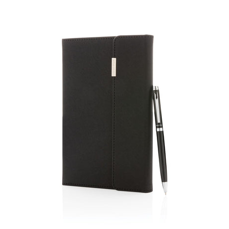 „Swiss Peak“ Deluxe A5 piezīmju grāmatiņa un pildspalvu komplekts