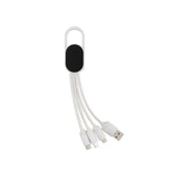 4-In-1 Cable With Carabiner Clip