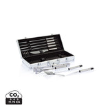 12 Pcs Barbecue Set In Aluminium Box