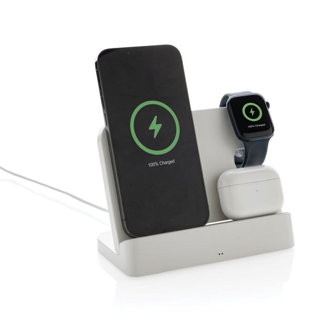 Joltz Rcs Recycled Plastic Dual 15W Charger With Iwatch Slot