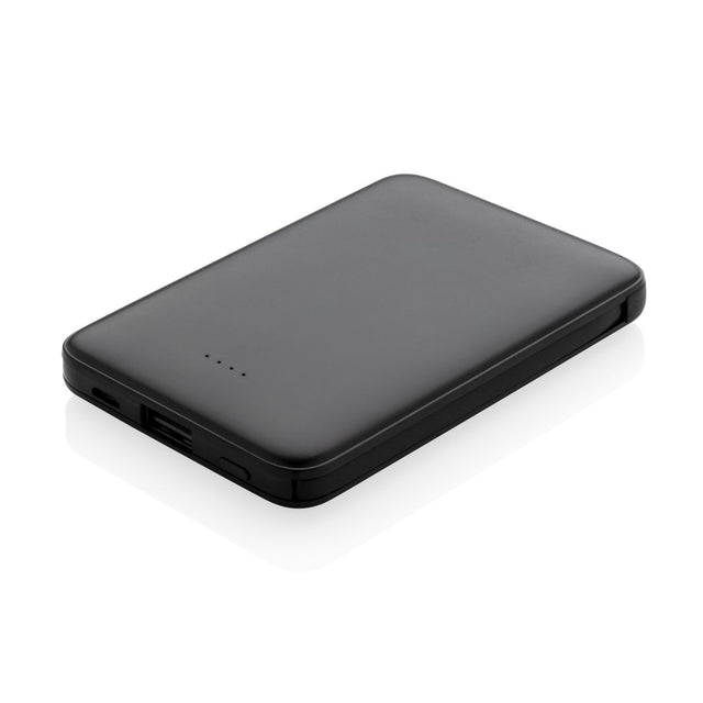 5.000 Mah Pocket Powerbank With Integrated Cables