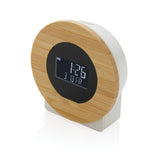 Utah Rcs Rplastic And Bamboo Lcd Desk Clock