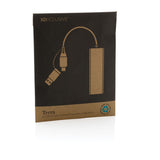 Terra Rcs Recycled Aluminium Hub With 3 Usb Ports
