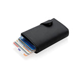 Standard Aluminium Rfid Cardholder With Pu Wallet