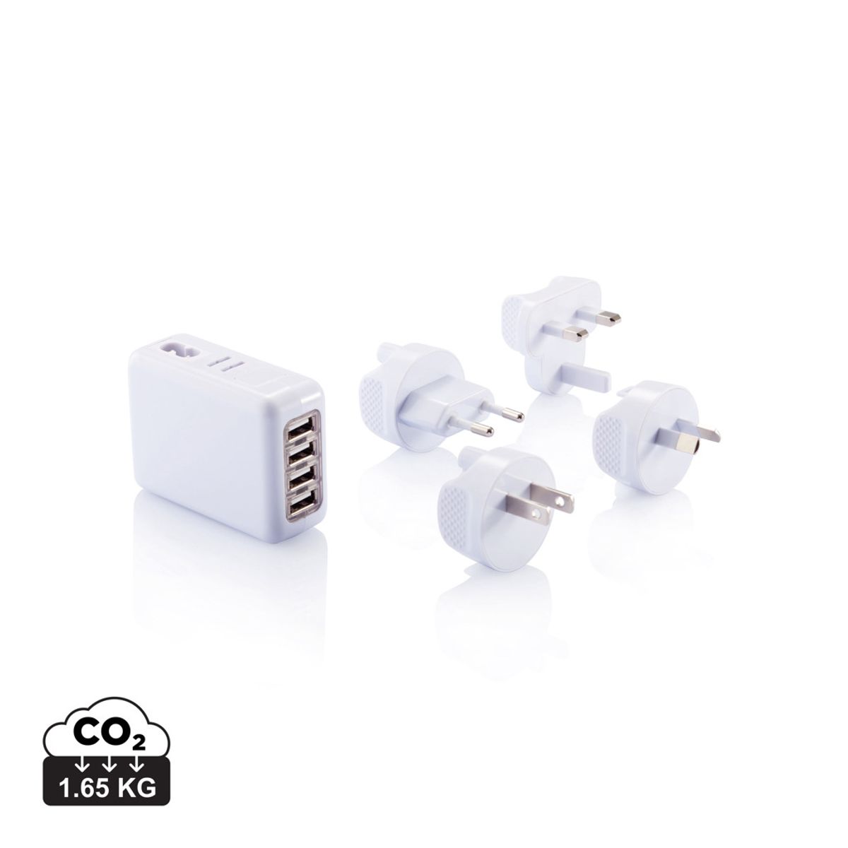 Ceļojuma adapteris ar 4 USB portiem