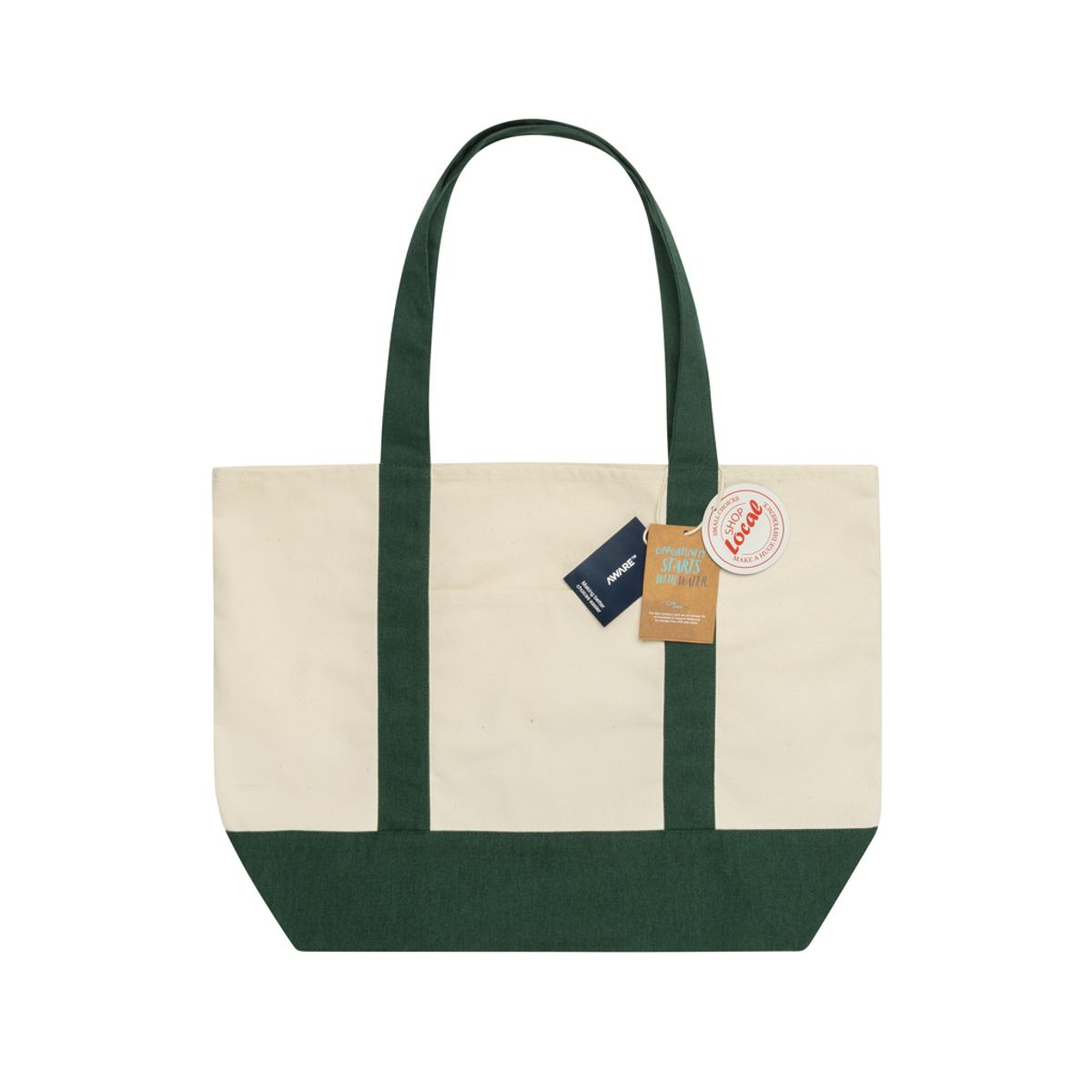 Shop Local Aware™ Recycled Cotton 350Gsm Tote Bag