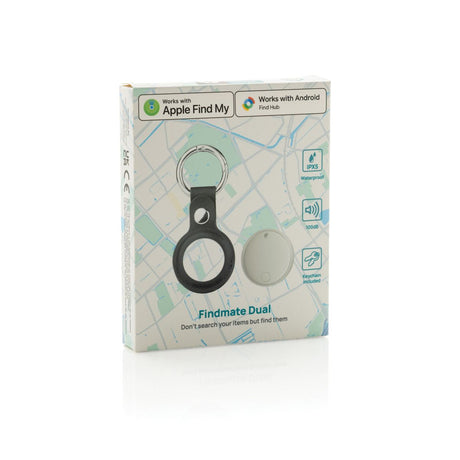 Findmate Dual RCS pārstrādātas plastmasas priekšmetu meklētājs IPX 5