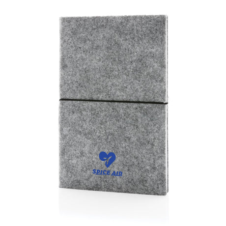Grs Certified Recycled Felt A5 Softcover Notebook