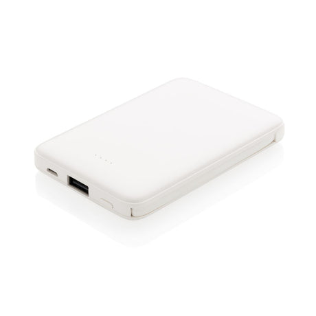 5.000 Mah Pocket Powerbank With Integrated Cables