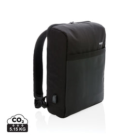 Swiss Peak 15" Anti-Theft Rfid & Usb Backpack Pvc Free