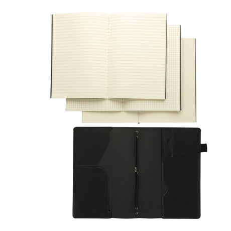 Daily Notes Binder 3 In 1 Refillable Pu Notebook