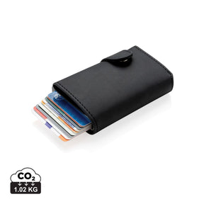 Standard Aluminium Rfid Cardholder With Pu Wallet
