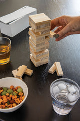 Deluxe Tumbling Tower Wood Block Stacking Game