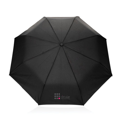 Kaycey 21" Aware™ Rpet Acacia Wood Mini Auto Open Umbrella