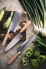 Vinga Hattasan Damascus Santoku Knife
