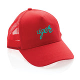 Impact Aware™ 5-daļu trucker cepure no matēta kokvilnas, 190 g