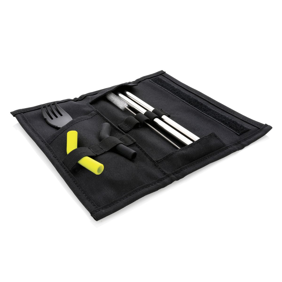 Tierra 2Pcs Straw And Cutlery Set In Pouch