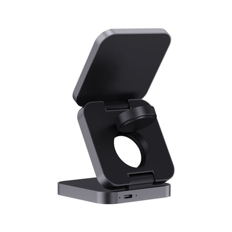 Terra Rcs Recycled Aluminium Foldable 3 In 1 15W Charger