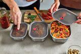 Black+Blum Mealprep Box 3Pcs Set Small, Medium, Large
