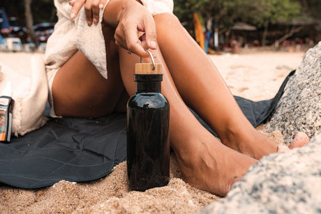 Rcs Rpet Bottle With Bamboo Lid And Handle