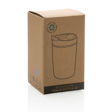 Grs Recycled Pp Tumbler With Flip Lid