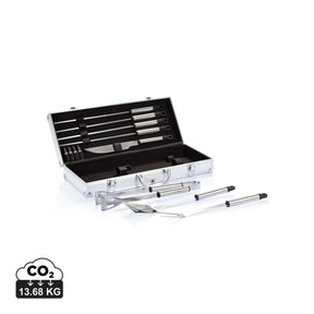 12 Pcs Barbecue Set In Aluminium Box