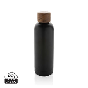 Wood Rcs Certified Recycled Stainless Steel Vacuum Bottle