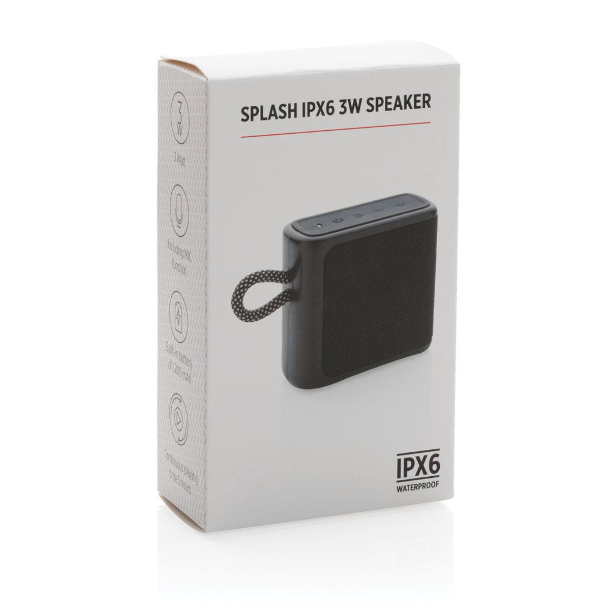 Splash Ipx6 3W Speaker