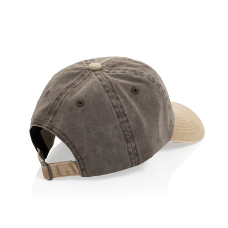 Beau Aware™ Washed 6 Panel 270Gsm Cotton Twill Two Tone Cap