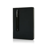 Standard Hardcover Pu A5 Notebook With Stylus Pen