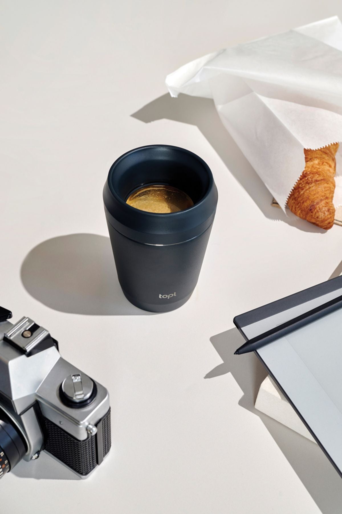 Topl Recycled Steel To Go Tumbler Patented 360 Lid