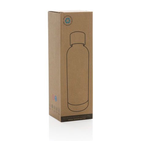 Wood Rcs Certified Recycled Stainless Steel Vacuum Bottle