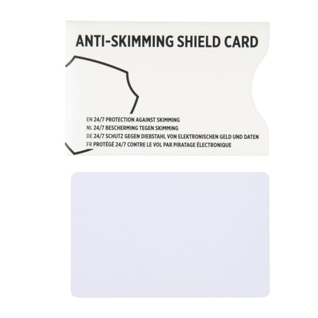 Anti-Skimming Rfid Shield Card With Active Jamming Chip