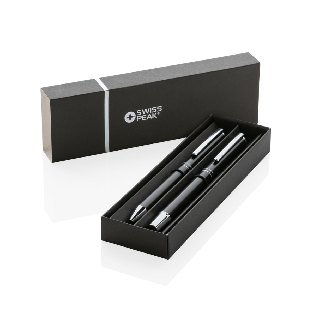 Swiss Peak Cedar Rcs Certified Recycled Aluminium Pen Set