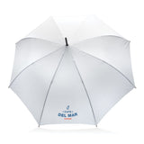 27" Impact Aware™ Rpet 190T Auto Open Bamboo Umbrella