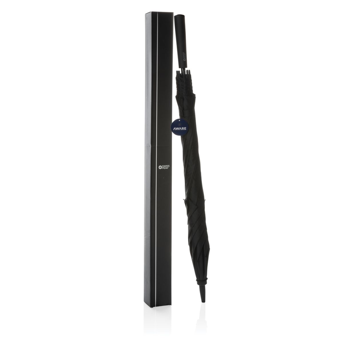 Swiss Peak Aware™ Tornado 23” Storm Umbrella