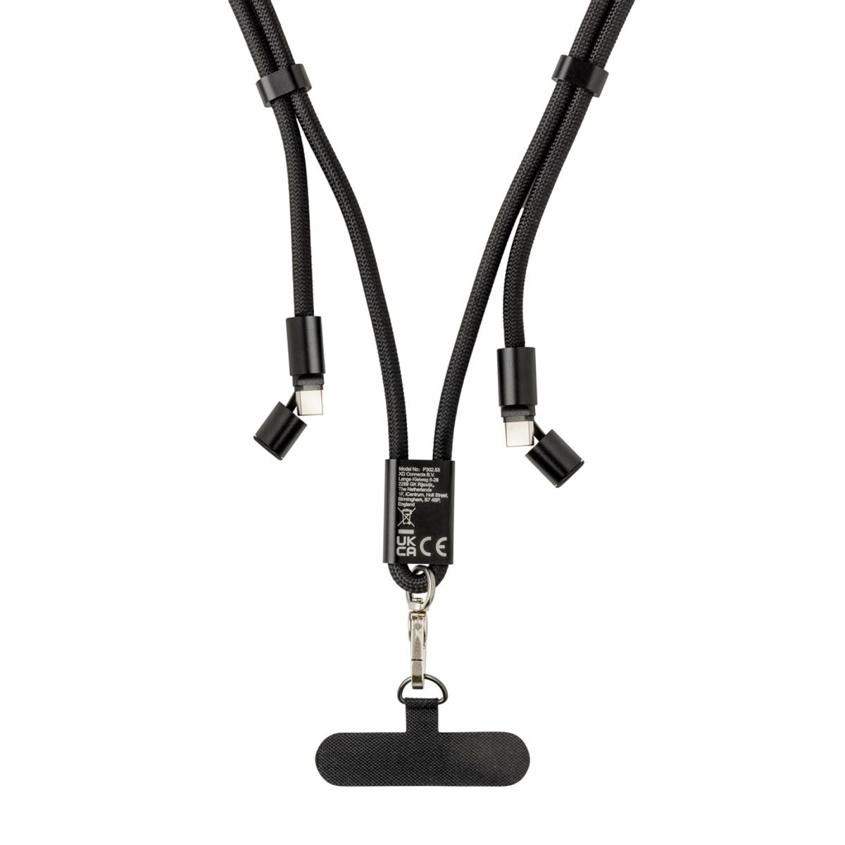 Loopamp Rcs Rpet Adjustable 160 Cm Phone Cord With 60W Cable