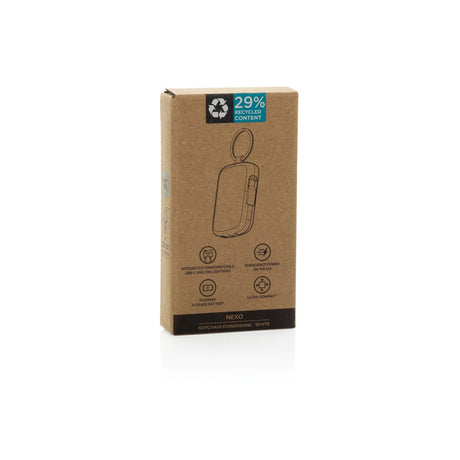 Nexo Rcs Keychain 2000 Mah Powerbank With Integrated Cables