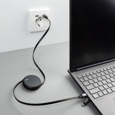 Terra Rcs Recycled Aluminium Retractable 240W 2-In-1 Cable