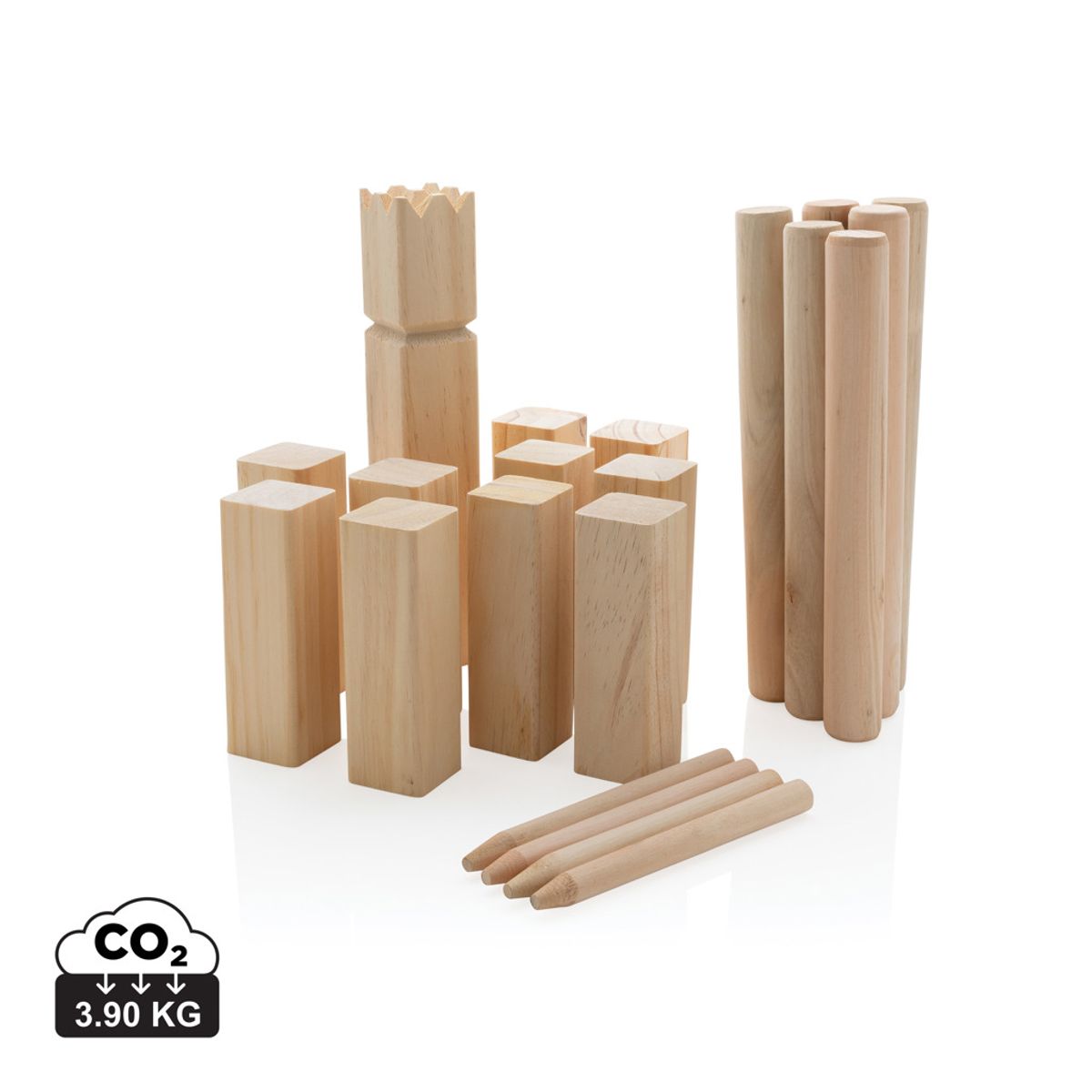 Wooden Kubb Set