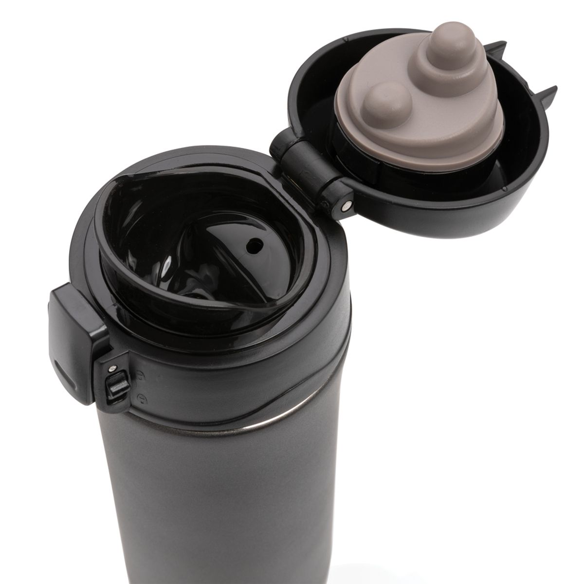Metallic Easy Lock Vacuum Mug