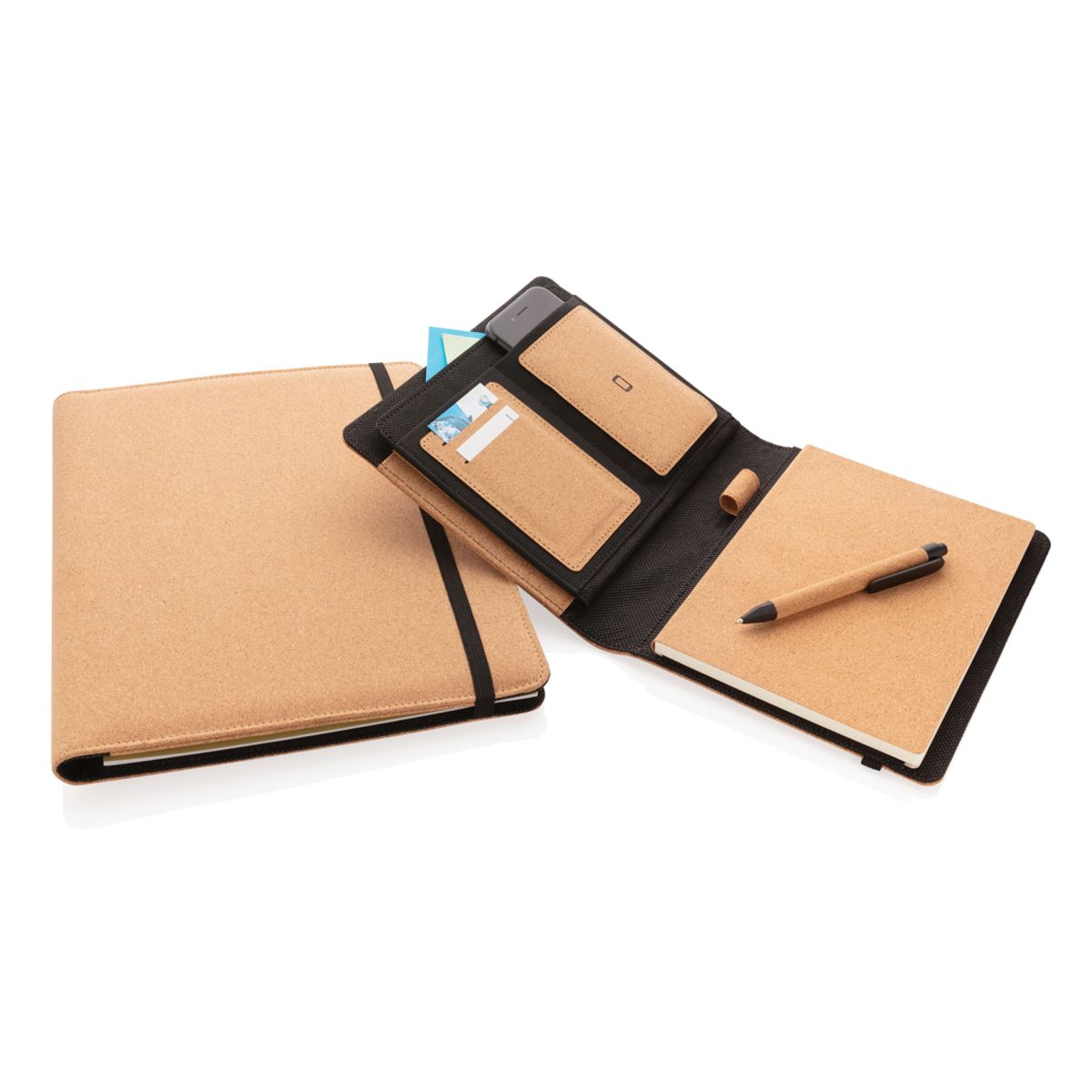 Deluxe Cork Portfolio A4 With Pen