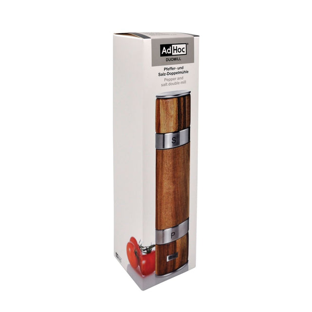 Adhoc Duomill Pepper And Salt Double Mill
