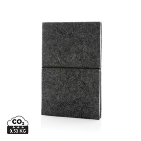 Grs Certified Recycled Felt A5 Softcover Notebook
