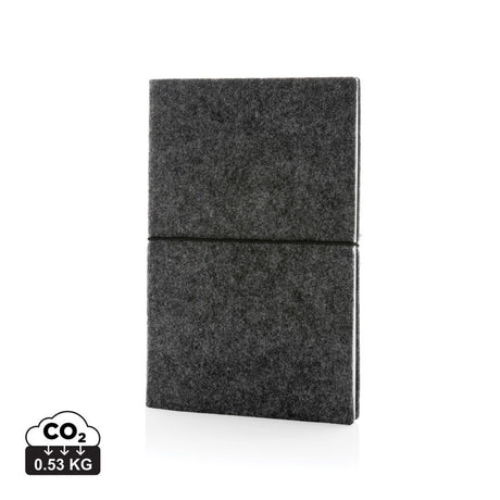 Grs Certified Recycled Felt A5 Softcover Notebook